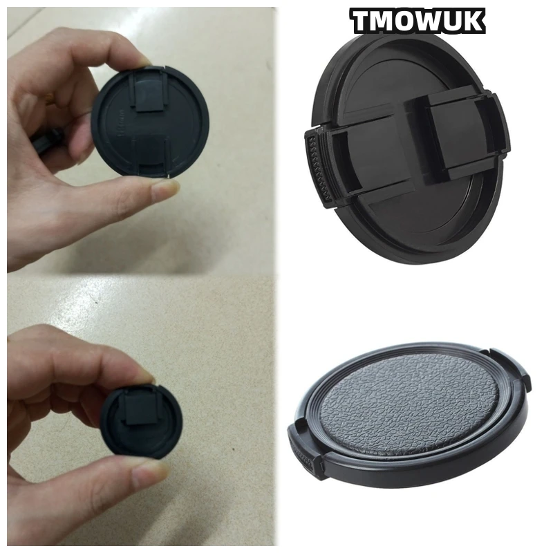 

For Nikon D3100 D3200 D3300 D3400 D3500 D40 D40X D50 D60 D5100 Camera Lens Cap Protective Cover Center Pinch Snap-on 49mm 52 55