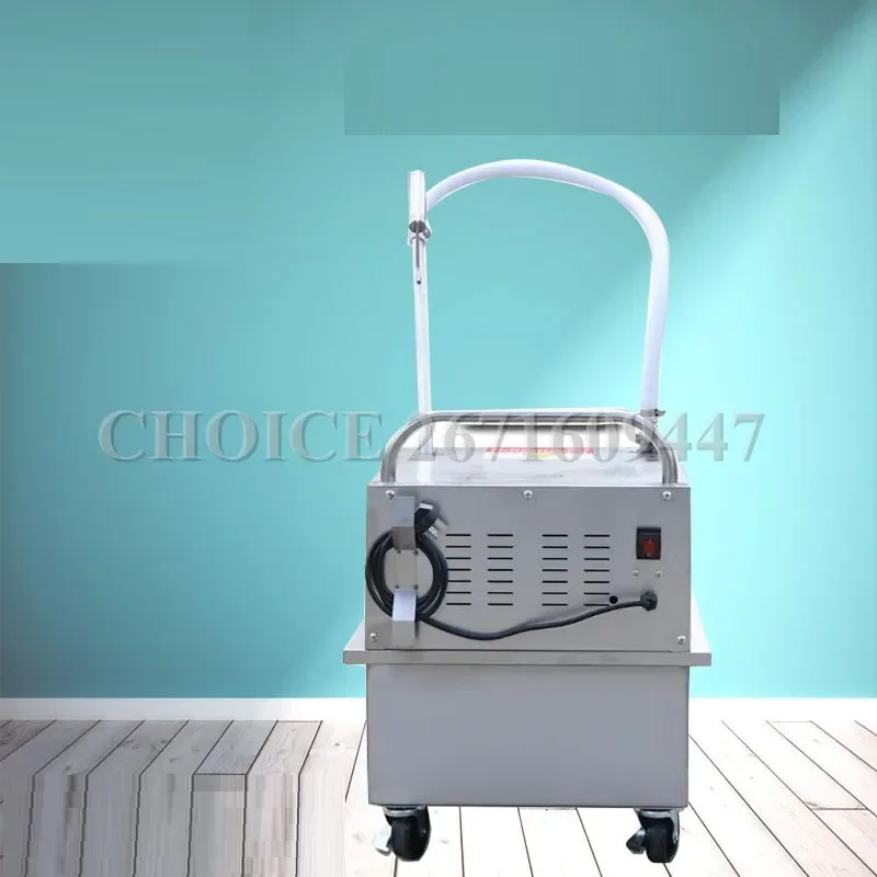 110v 220v Commercial Restaurant Chicken Fryer Filter Oil Car Portable Deep Frying Oil Filtering Machine