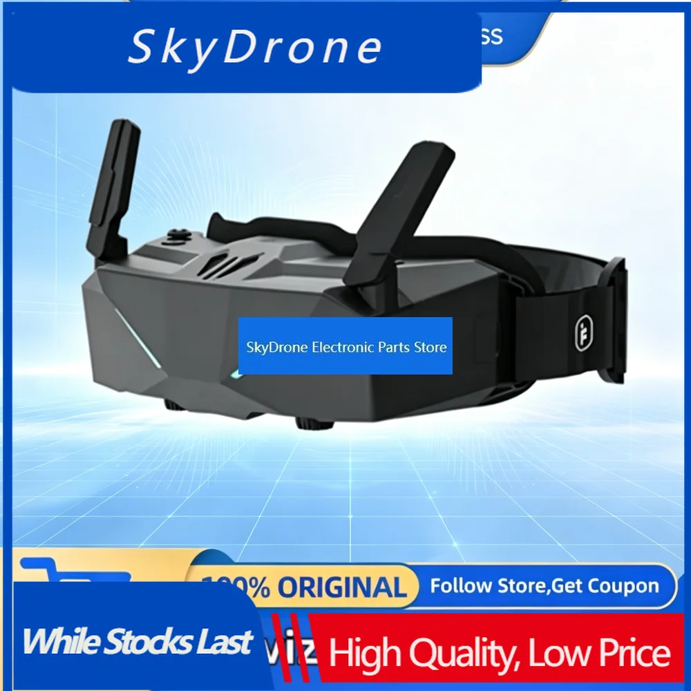 SkyDEliFlight Skyviz Analog FPV Goggles Micro-OLED 100Hz Display Foldable Antenna Adjustable Diopter For FPV Racing Freestyle Dr