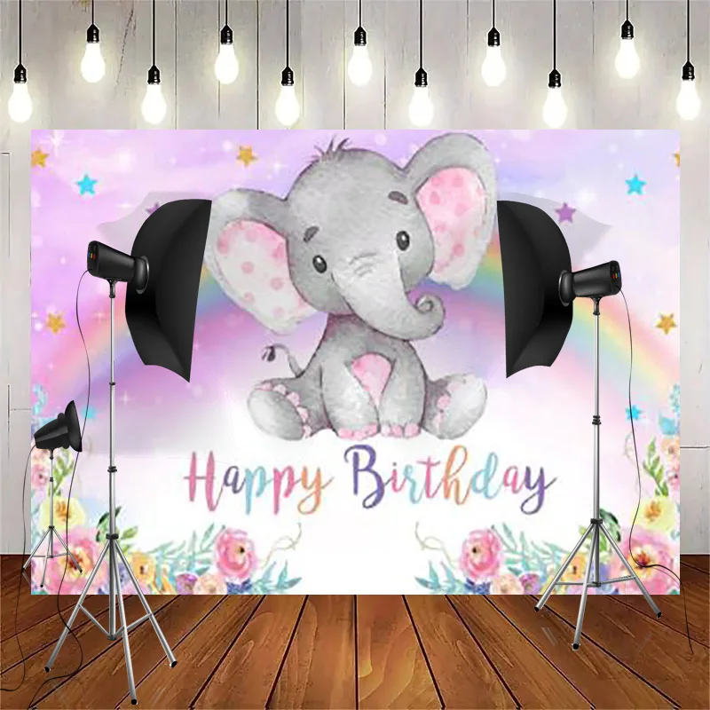 خلفيات التصوير الفوتوغرافي للحيوانات الكرتونية ، خلفية استوديو الصور ، استحمام الطفل ، حفلة عيد ميلاد المولود الأول ، مائة يوم ،