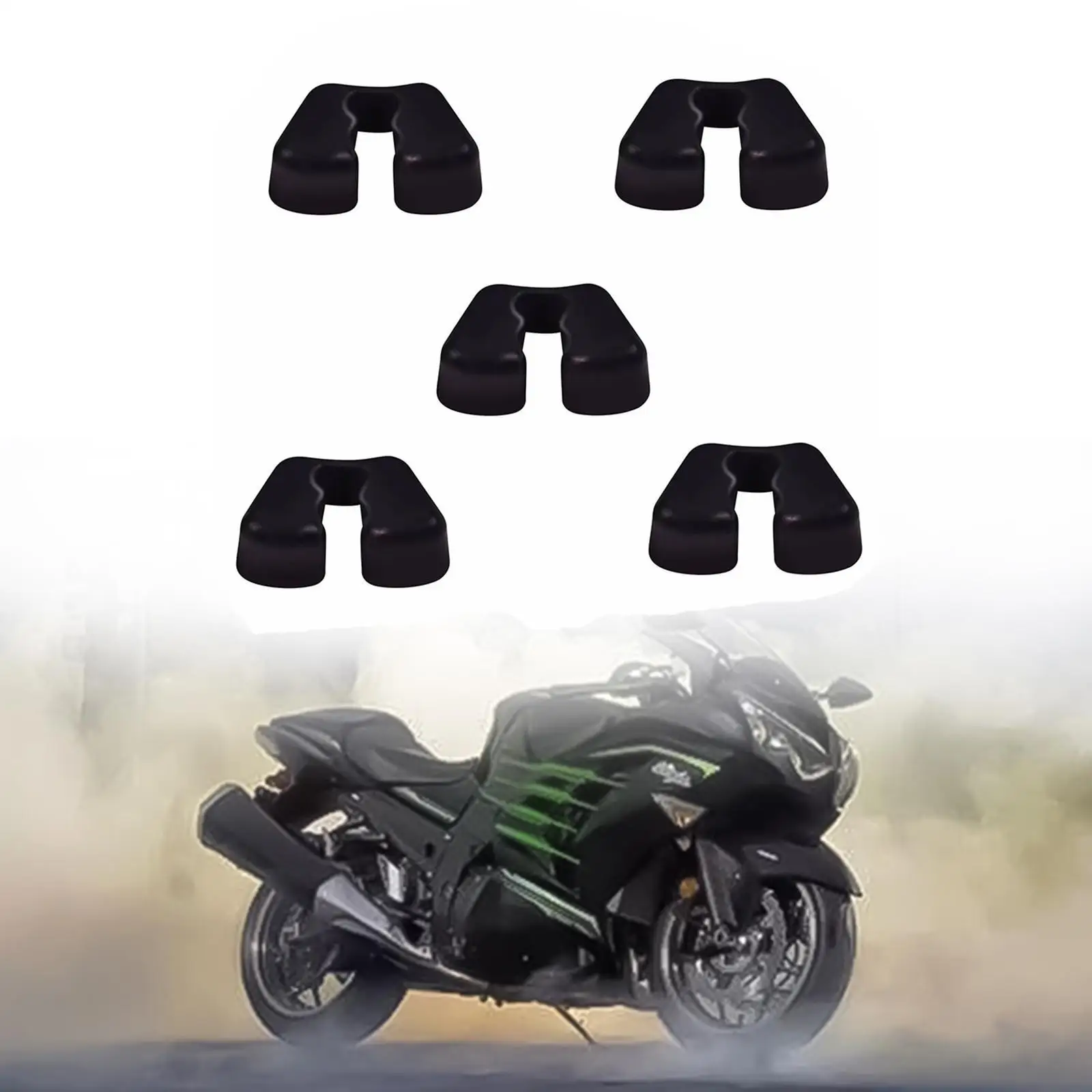 

5 Pieces Rear Hub Dampers 92161-1286 Replace for Kawasaki Zrx1200 01-05