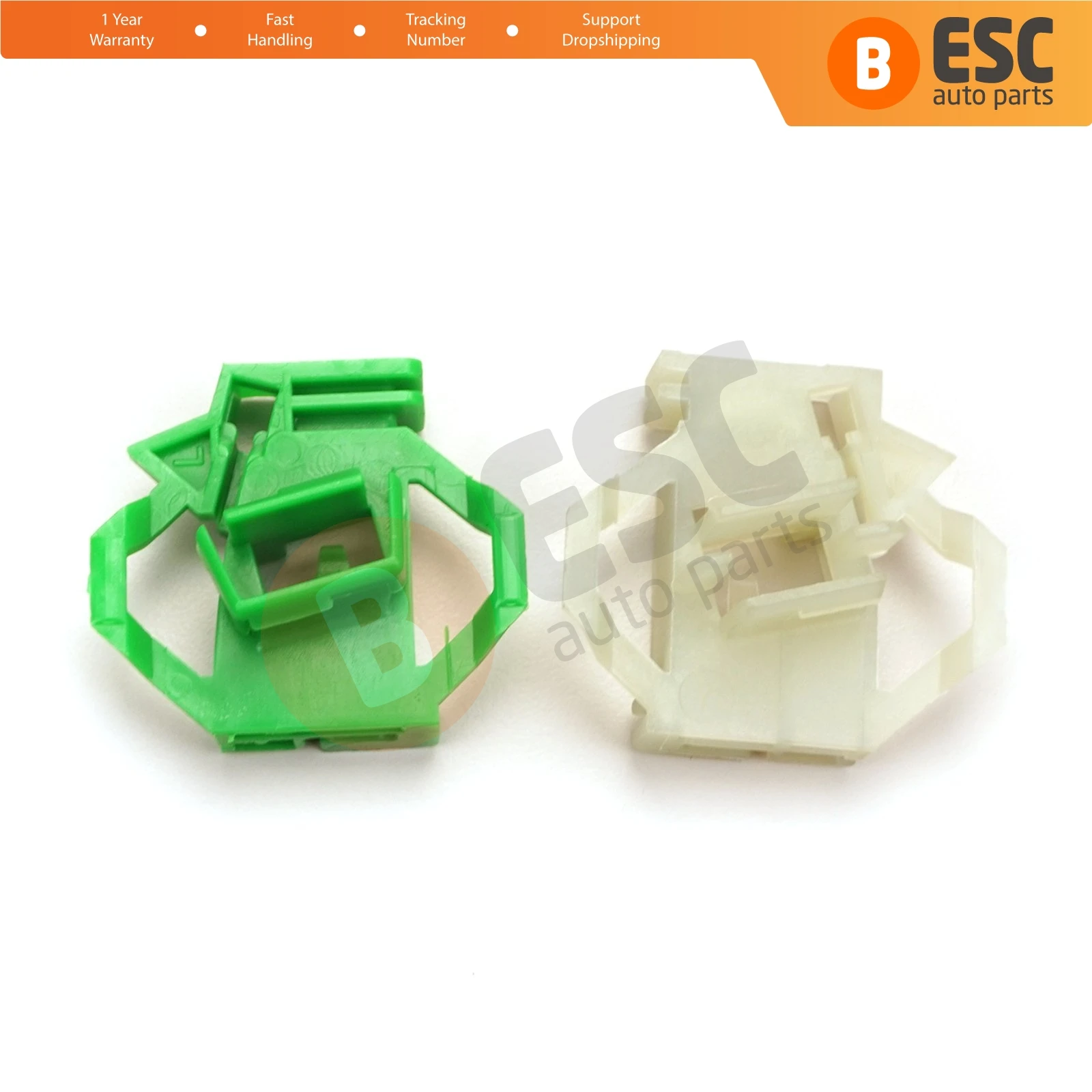 ESC Auto Parts EWR35+EWR62 Window Regulator Repair Clips Front Left 1U0837461B for Skoda Seat VW Fast Shipment Ship From Turkey