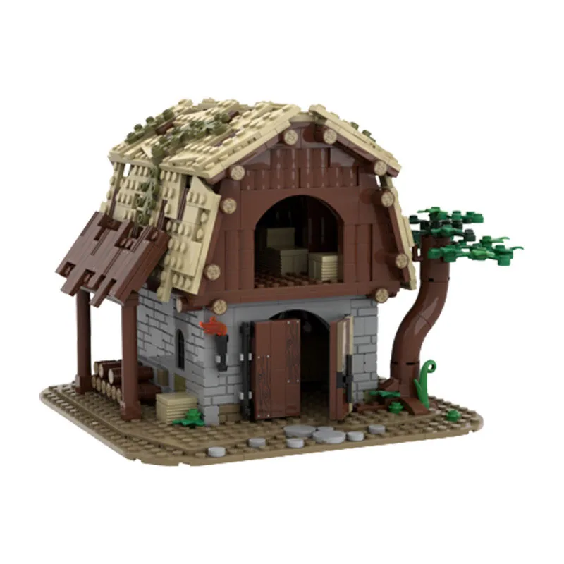 MOC-87196 بنة مستودع القرون الوسطى العمارة القلعة نموذج 708 قطعة جامع الكبار عيد الميلاد عيد الميلاد لعبة الهدايا