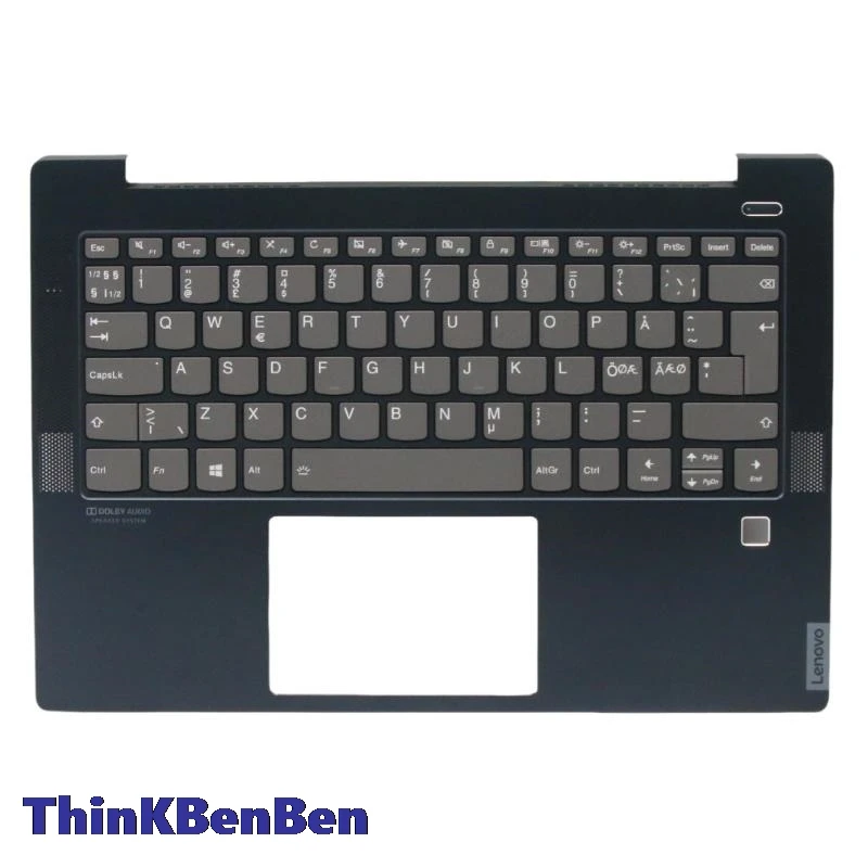 

NDC Nordic Blue Keyboard Upper Case Palmrest Shell Cover For Lenovo Ideapad S540 14 14IWL 14IML 14API 5CB0S17297