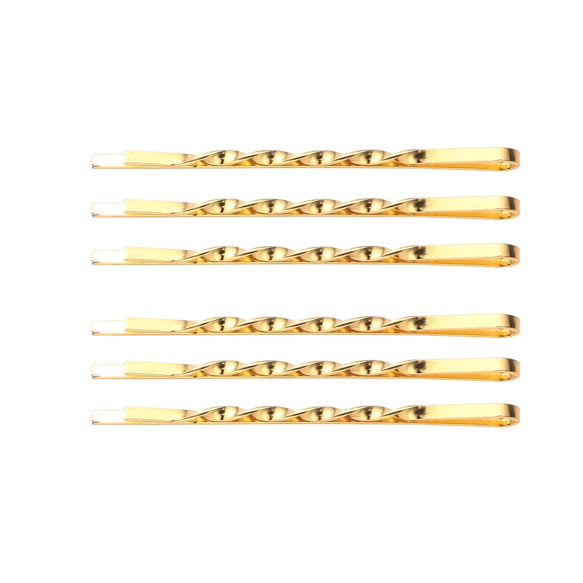 

72Pcs Metal Hair Clips Design Bobby Pins for Ladies Golden Shine Wedding Party Daily Wear Barrettes