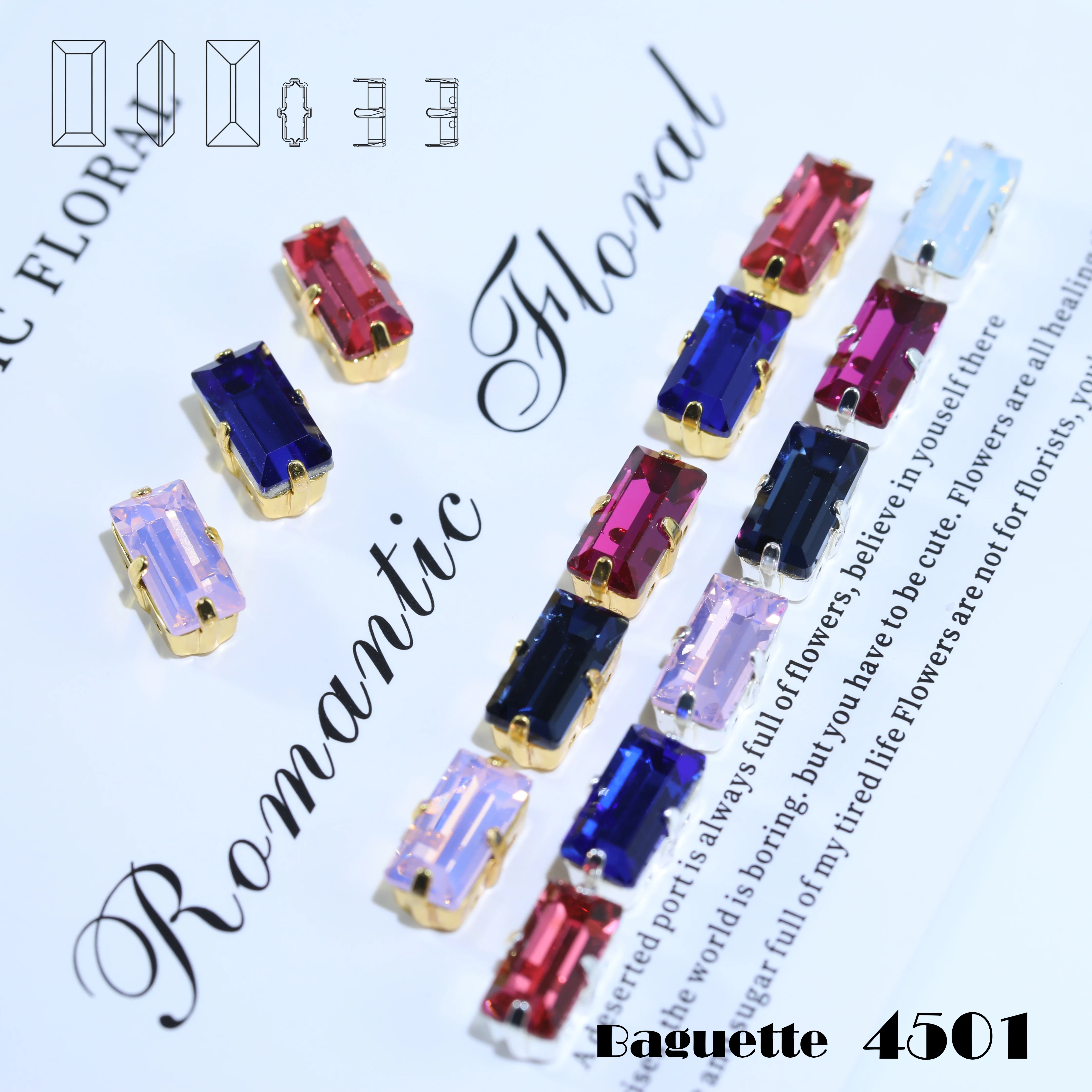 Hochglänzende T-Rhinestones mit Krappenfassung, Premium-Kristall-DIY-Ornament für Hochzeitskleider, Schuhe, Taschen, Kleidungsstücke, Dekorationszubehör – Detail 1