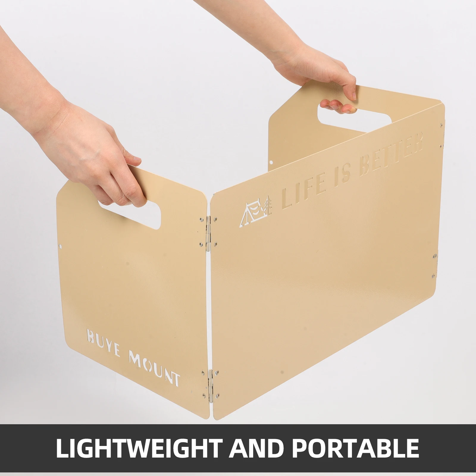 

Creative Foldable Windproof Tool For Camping Bbq Stove Windscreen Portable Lightweight Anti-Wind Outdoor Cooking Windshield For