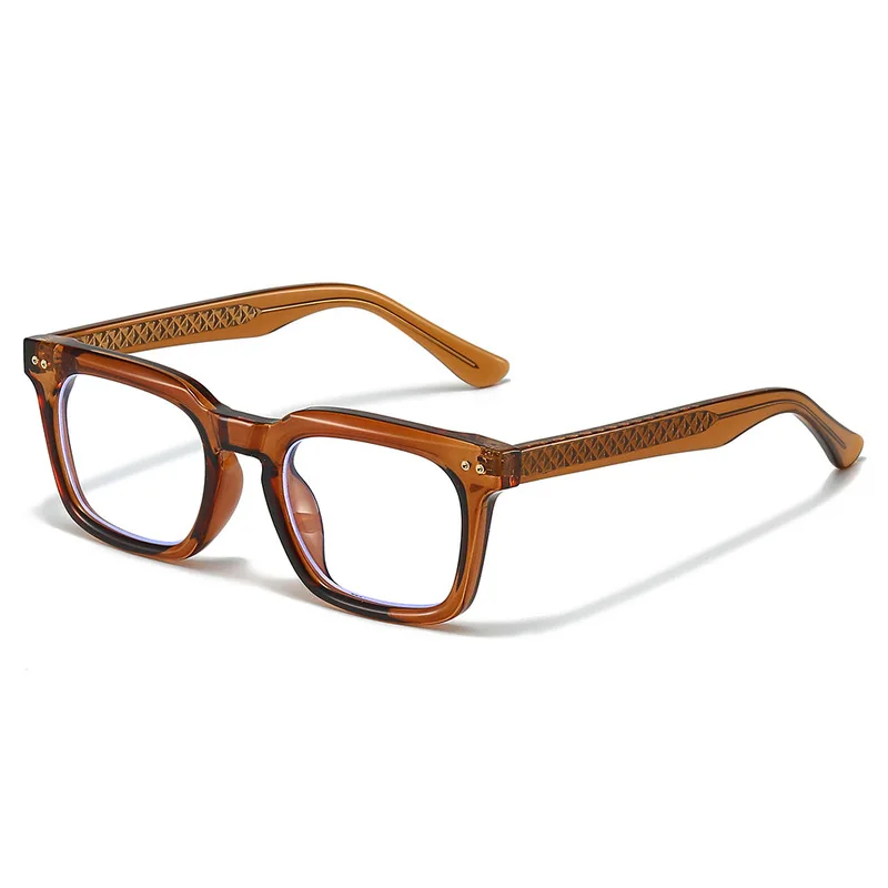 Advanced style frame-enclosed anti-glare glasses made of TR90 material - Korean version for both men and women