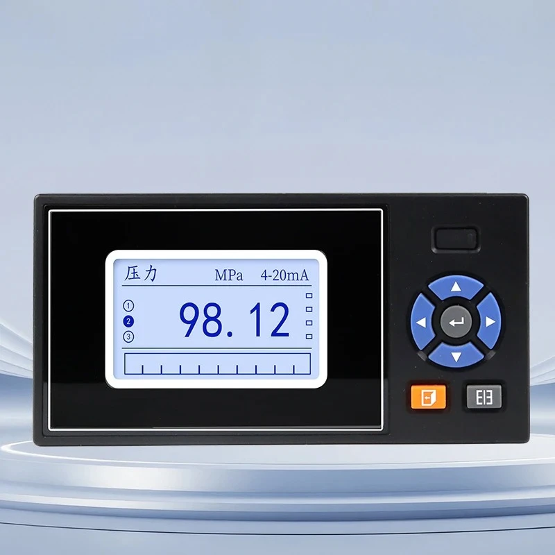 4-20mA Output OEM Relay Alarm Function High Precision LCD Flow Totalizer 0.2% Accuracy USB RS485 Communication