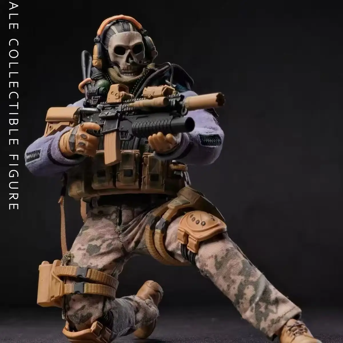 [Envío en 24 horas] CY7-TOYS Muñeco de Soldado Masculino Articulado Death Ghost (Call of Duty) de 6 pulgadas (escala 1:12)