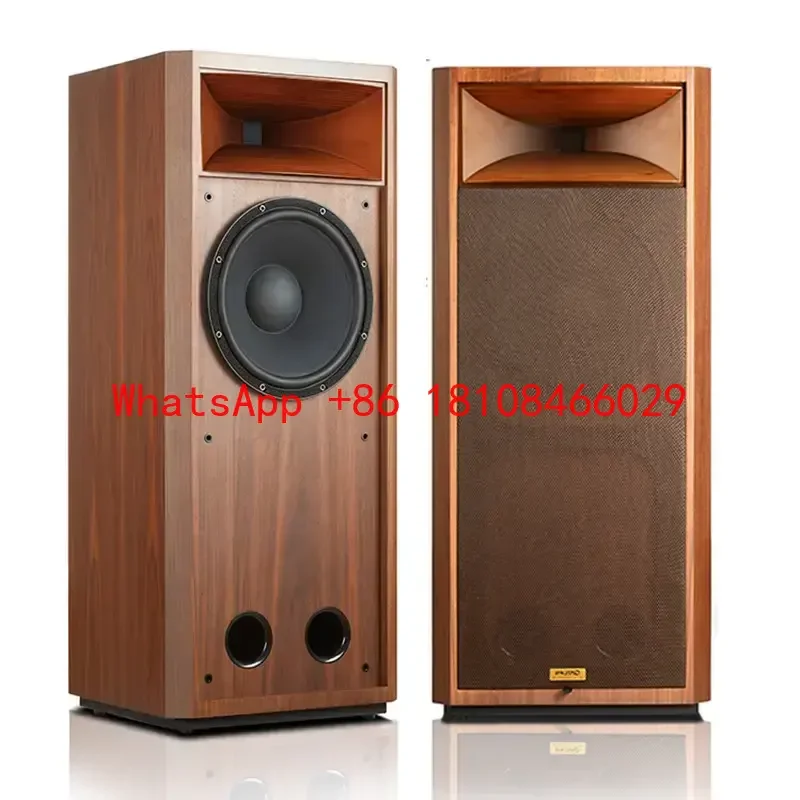 Altavoces de Torre Profesionales Hi-Fi OEM A-12 con Gabinete de Madera, Pasivos, Sin Batería, 60W-300W, Audio Bidireccional con Crossover para el Hogar