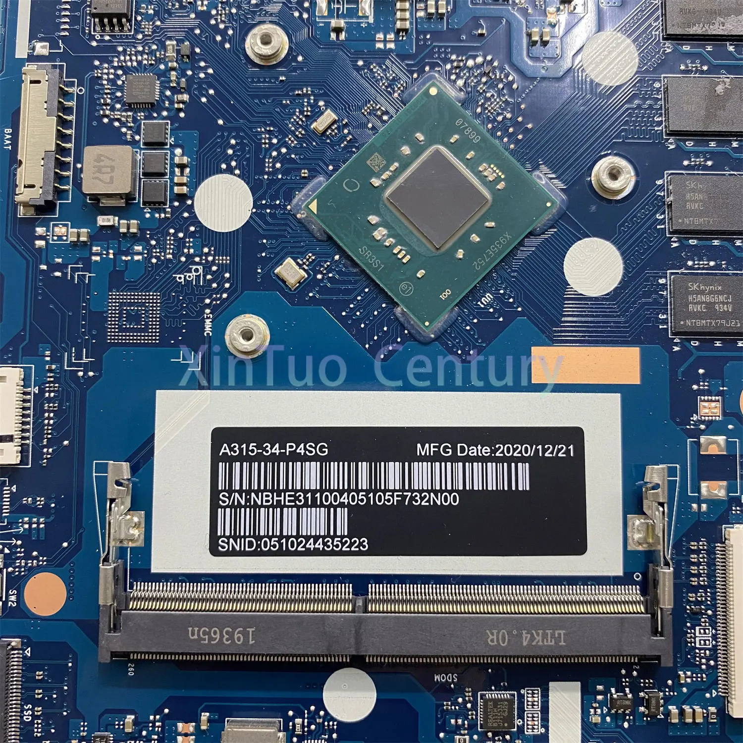 Imagem -04 - Placa-mãe do Portátil para Acer Aspire Nb8609 _ Pcb _ v4 Mainboard A315 A31534 Nbhe311007 Nb. Ram Cpu Srfyx N4000c He311.007 w 4gb