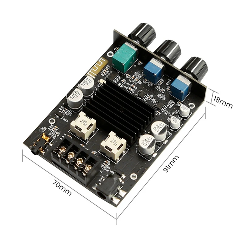HIFI TPA3116 Bluetooth Amplifier Audio Board 100Wx2 Class D Digital Sound Amplifier 2.0 Stereo Amp Power Amplificador Durable