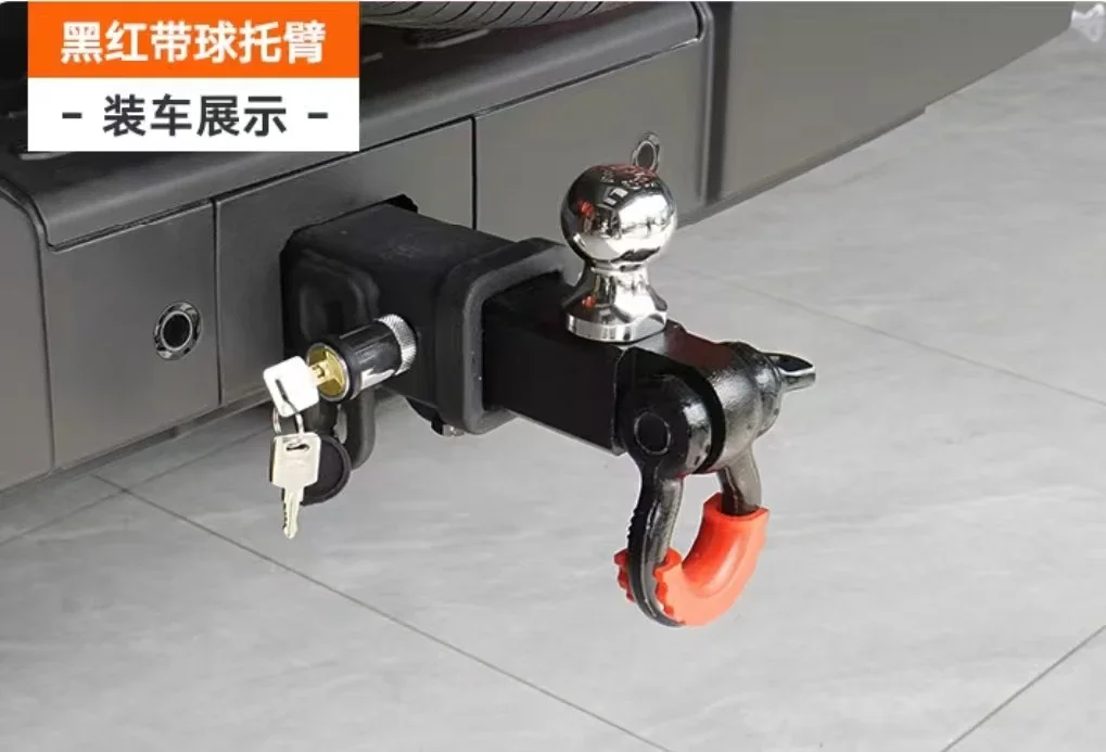 New High-Strength Stainless Steel Black Trailer Hook Tractor for Tank 300 SUV Off-Road Retrofit/Upgrade Performance Parts
