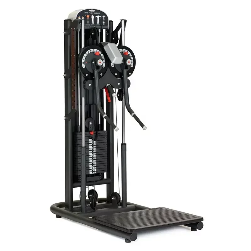 2024 New Model Multi Functional Gym Pin Load Selection Shoulder Press Lateral Raise Standing Multi Flight Machine