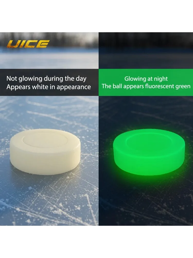 UICE rondelle de Hockey sur glace lumineuse rondelle de Hockey PVC rondelles de Floorba lumineuses en caoutchouc résistant accessoire de balle d'entraînement multifonctionnel