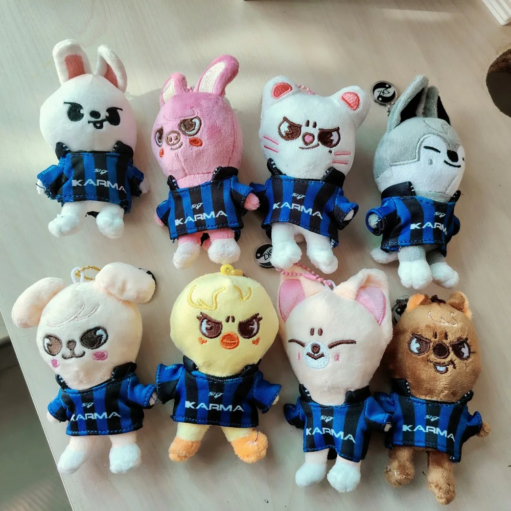 

Плюшевая игрушка-кукла SKZOO (Stray Kids) — подвеска KARMA, милый меховой плюшевый куколёнок Ли Ёнбок