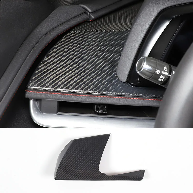 

Real Carbon Fiber Driver Side Air Vent Upper Trim Cover For Corvette C8 2020-2023