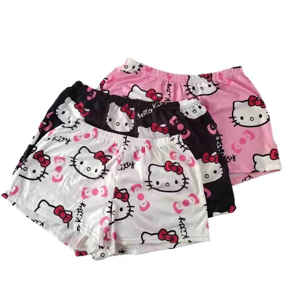

Cute Hello Kitty Girls Pajama Shorts Cartoon Anime Kt Cat Women Pajamas Pants Short Soft Clothes Bottoms Swimming Trunks Gift