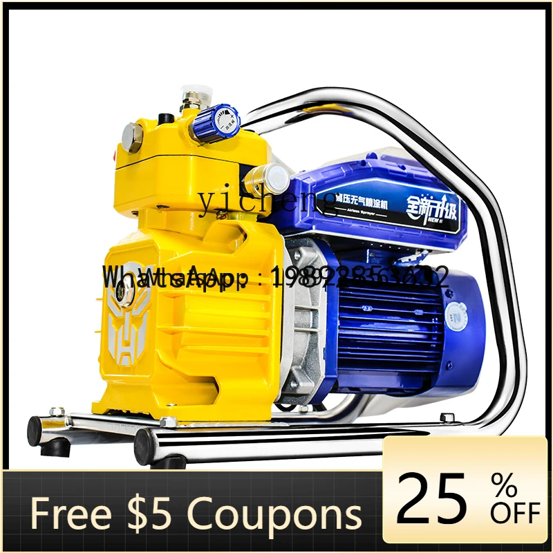 ABB Kleines tragbares Latex-Farbspritzgerät, automatisches Airless-Elektro-Hochdruck-Farbspritzgerät, spezielles Farbspritzgerät