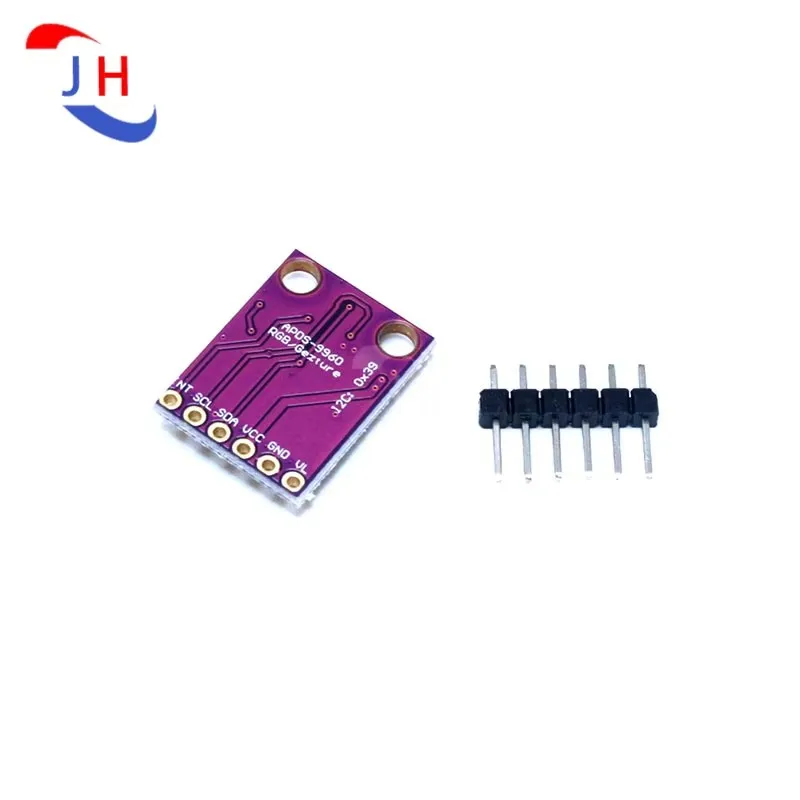 1PCS GY-9960-3.3 APDS-9960 RGB Infrared Gesture Sensor Induction Motion Direction Recognition Module Size 20mm*15.3mm