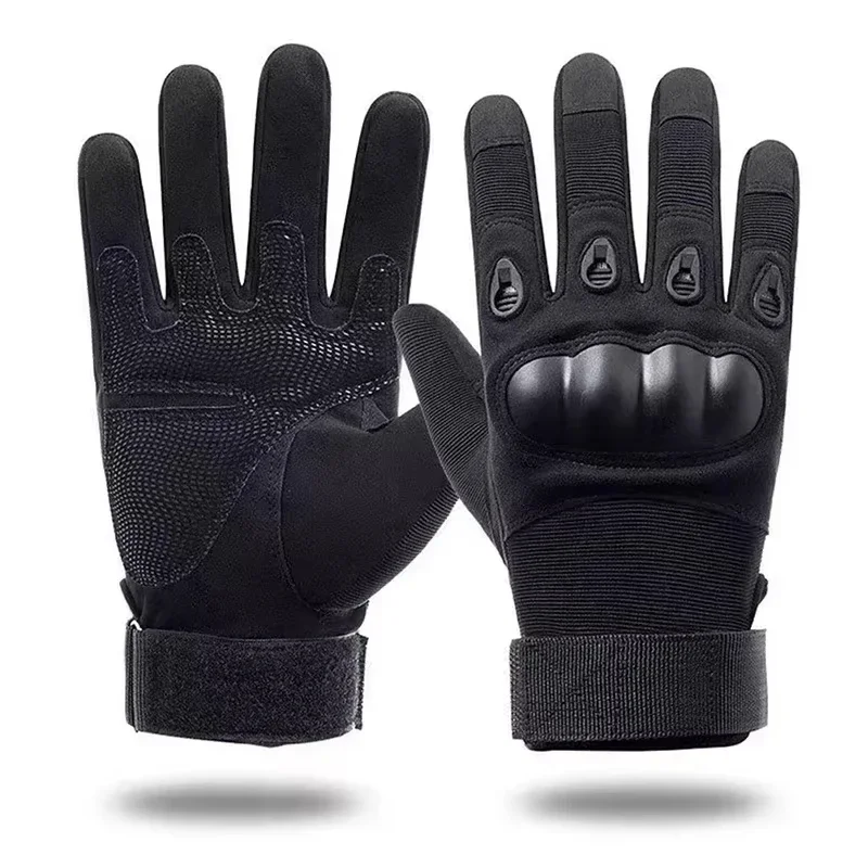 Men's Indestructible Leather Tactical Gloves, Cut Resistance, Mechanic Touch Screen Custom, Full Half Fingers, Kids, Winter