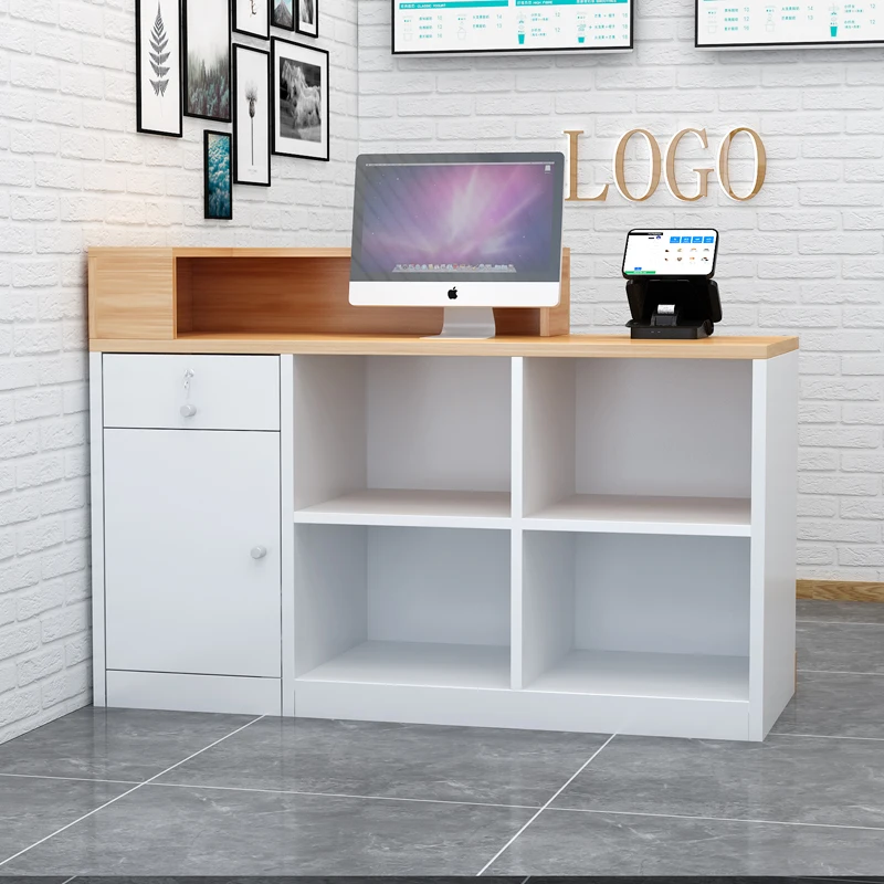 Design Cheap Reception Desks Luxury Wood Storage Classic Best Reception Desks White Modern Empfangs Tresen Office Furniture