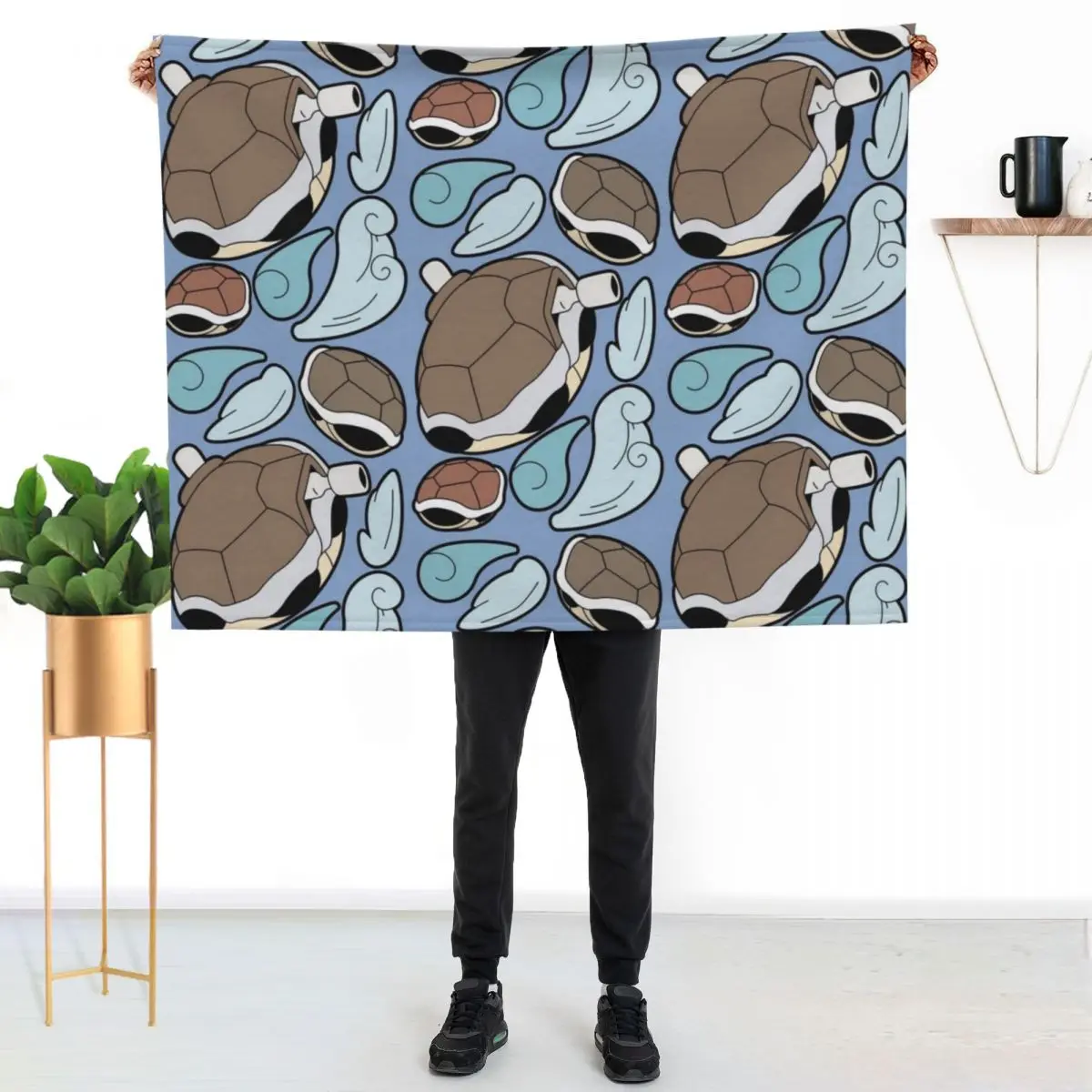 

Shellfish Monster Collage Throw Blanket Long Lasting Soft Plush Blanket for Daily Use