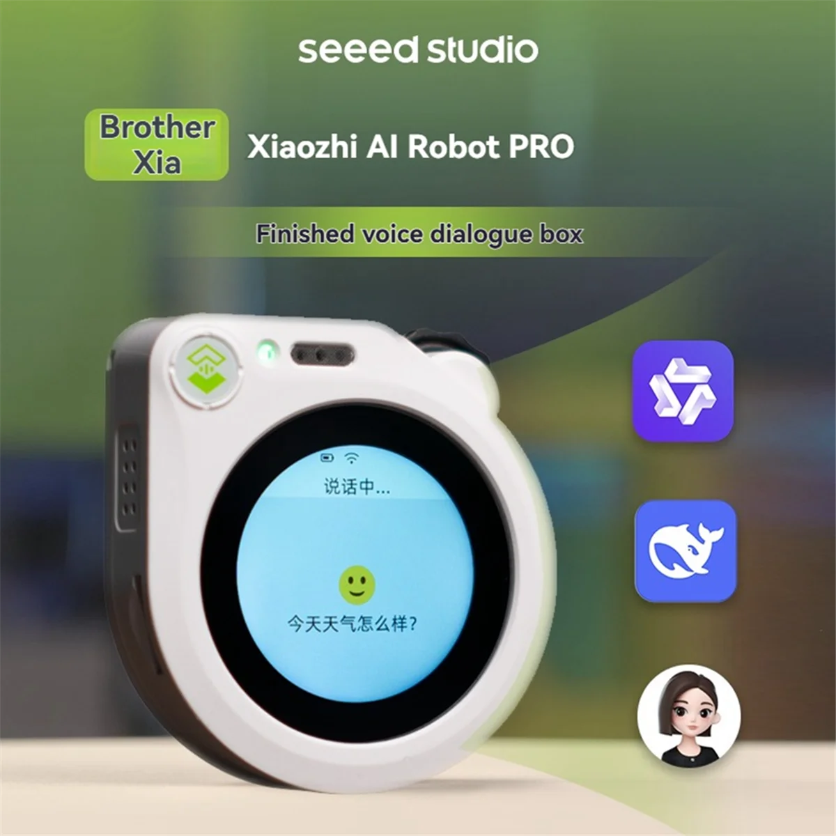 مراقب ESP32S3 AI مساعد صوتي ذكي بدون كاميرا لمساعد ESPHome