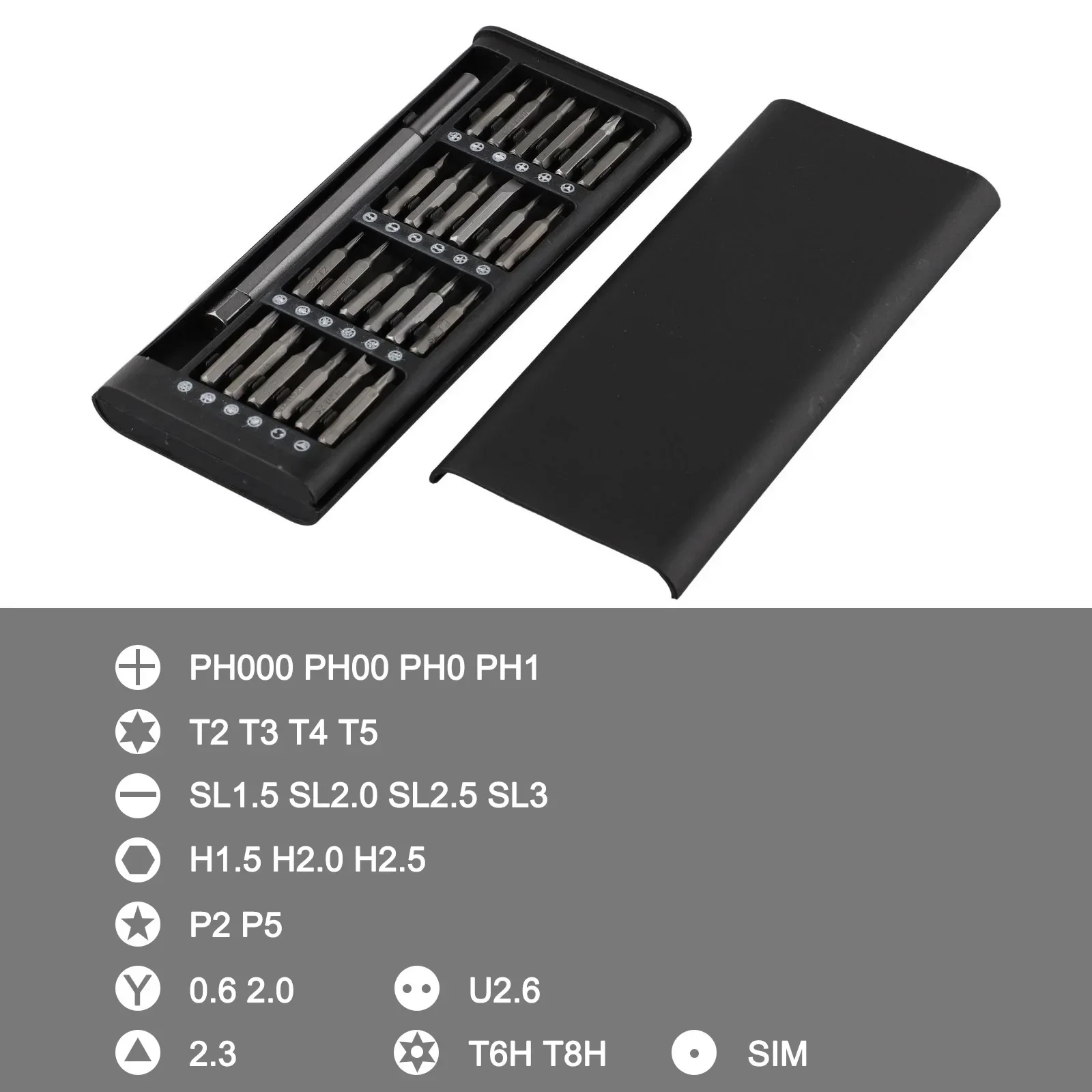 25 In 1 Precision Magnetic Screwdrivers Set For Torx Screwdriver Bits For Computers/watches/glasses/cameras Repair Hand Tools