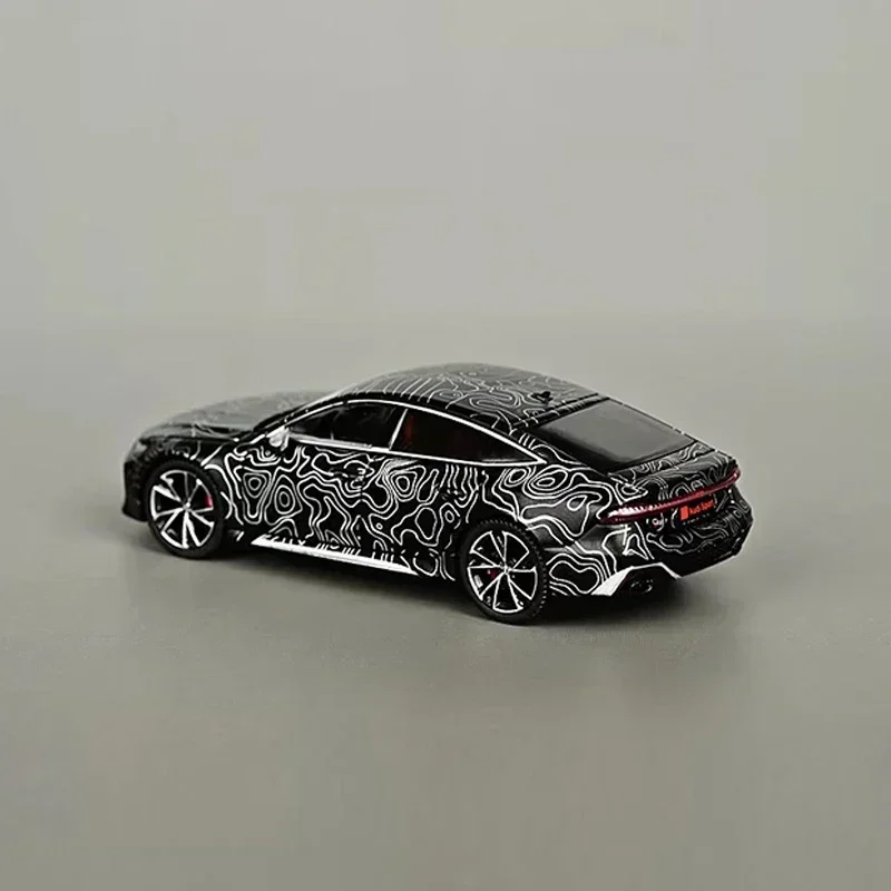 모델 카 RS7 스포츠백 2022 합금 다이캐스트 차량 컬렉션, 블랙, CM 1:64