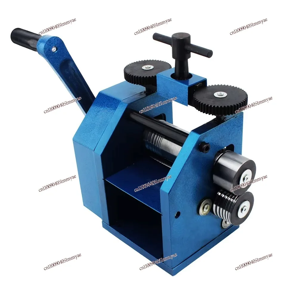 

Sheet Square Semicircle Pattern Wire Roller Gear Ratio 1:2.5 Milling Manual Combination Rolling Milling Machine Jewelry
