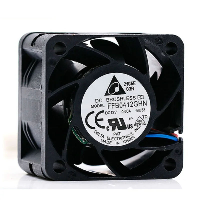 M  New delta FFB0412GHN 4028 4CM DC12V 0.60A 4-wire cooling fan#QW