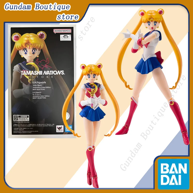 

Bandai Genuine SHF TNT Sailor Moon -Animation Color Edition-[BEST SELECTION] Anime Action Figure Movable Model Toy Gift Children