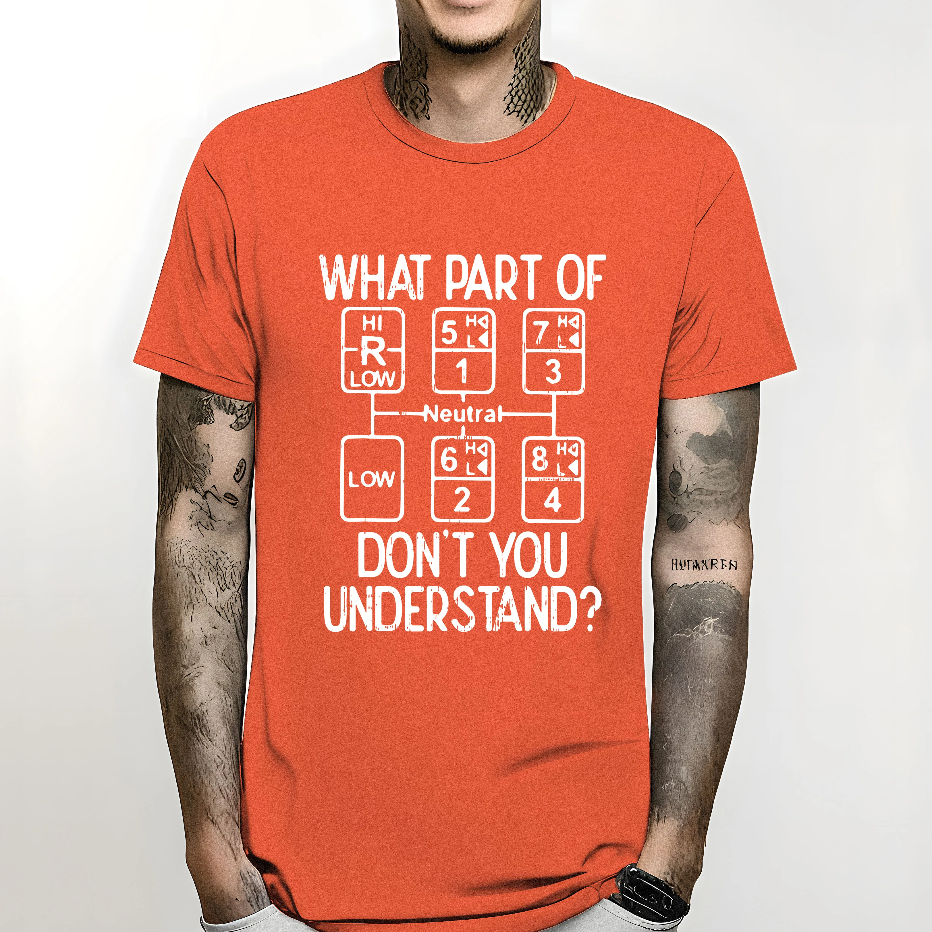 What Part Dont You Understand Rife Casual Cotton Mens T Shirt Cool Truck Gear Trucker Driver Gift T-Shirt harajuku men clothing
