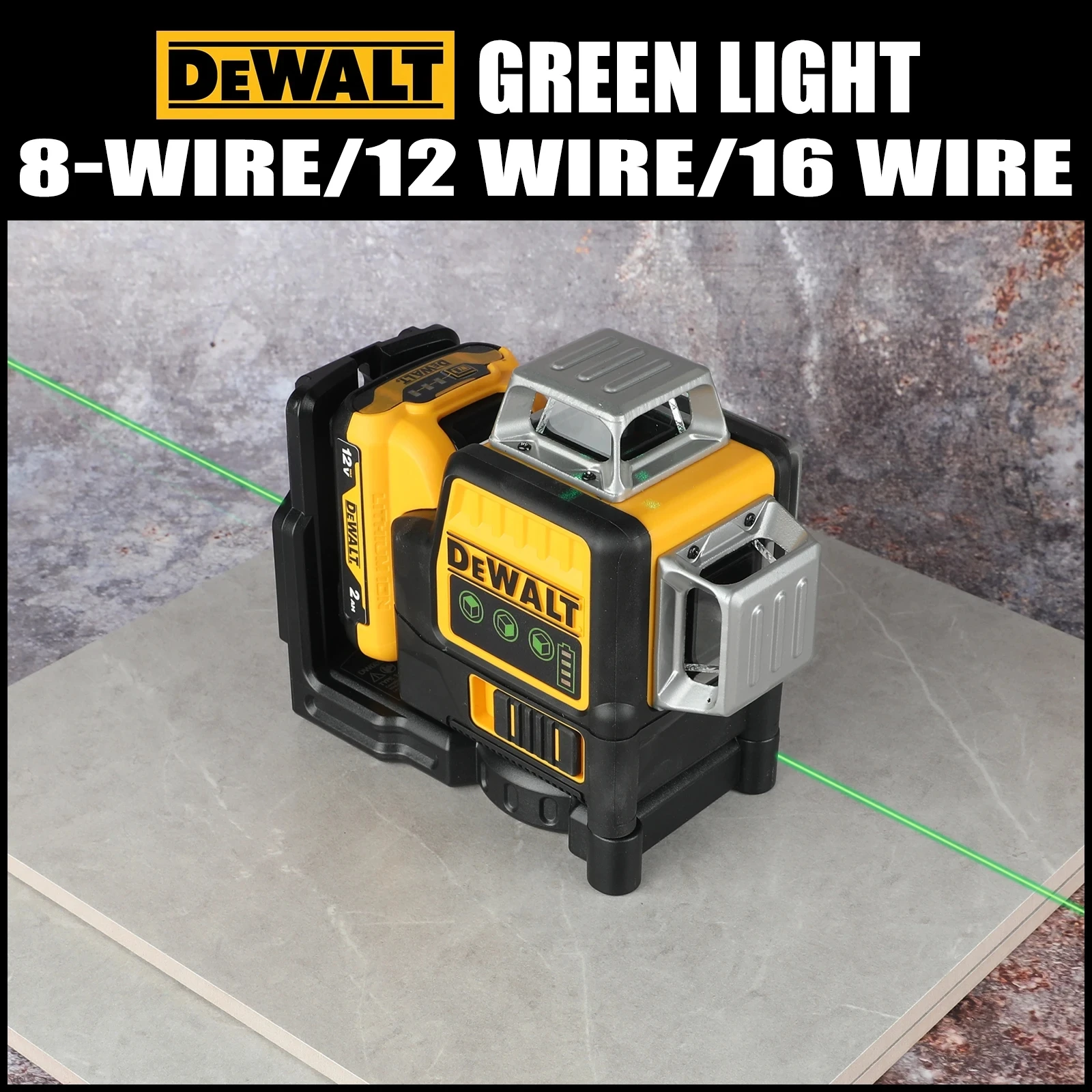 

DEWALT DW089LG Green Beam Laser Level 2026 12 Lines Self-Leveling 360° for Construction And Decoration Work