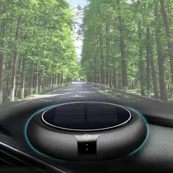 HEPA Car Air Purifier Solar Powered Aroma Diffuser Air Freshener for Vehicle Home Desk Electric Gadgets with Filter