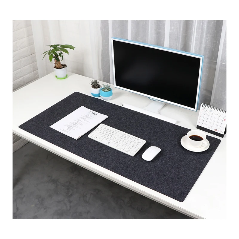 Large XXL Office Computer Desk Mat Table Keyboard Big Mouse Pad Wool Felt Laptop Cushion Desk Mause Pad Gamer Mousepad Mat 2022