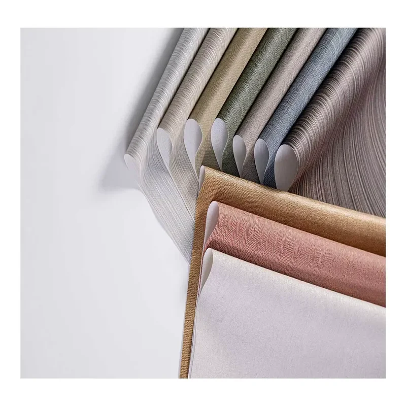 3D Performance Vinyl Wallcovering Modern Easy Soundproof Embossed Hotel Interior Deco Upholstery Fabric Large Stock