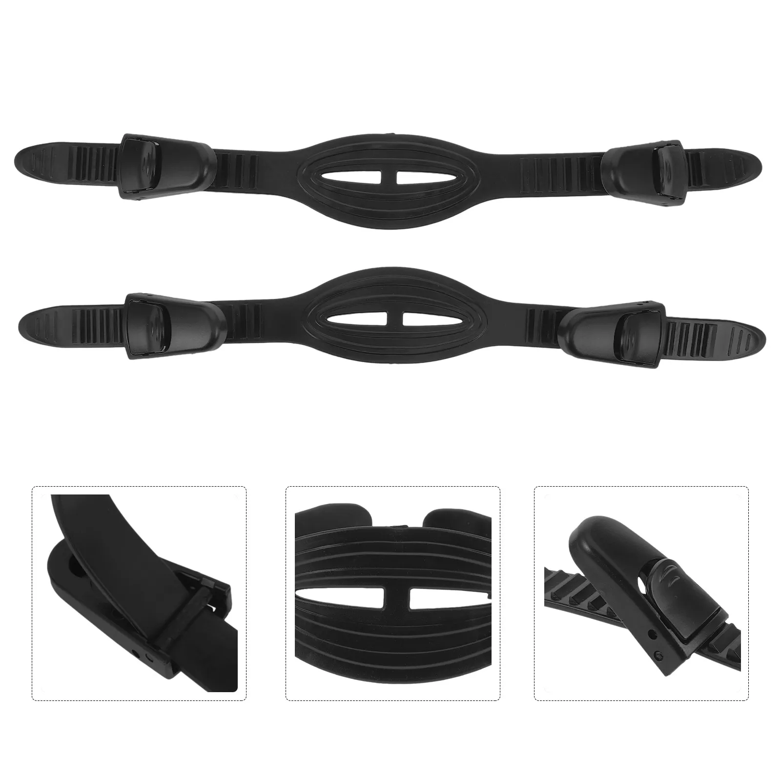 

1 Pair Universal Diving Fin Straps Replacement Adjustable Plastic Spring Straps Anti-Skid Flippers Swim Dive Accessories