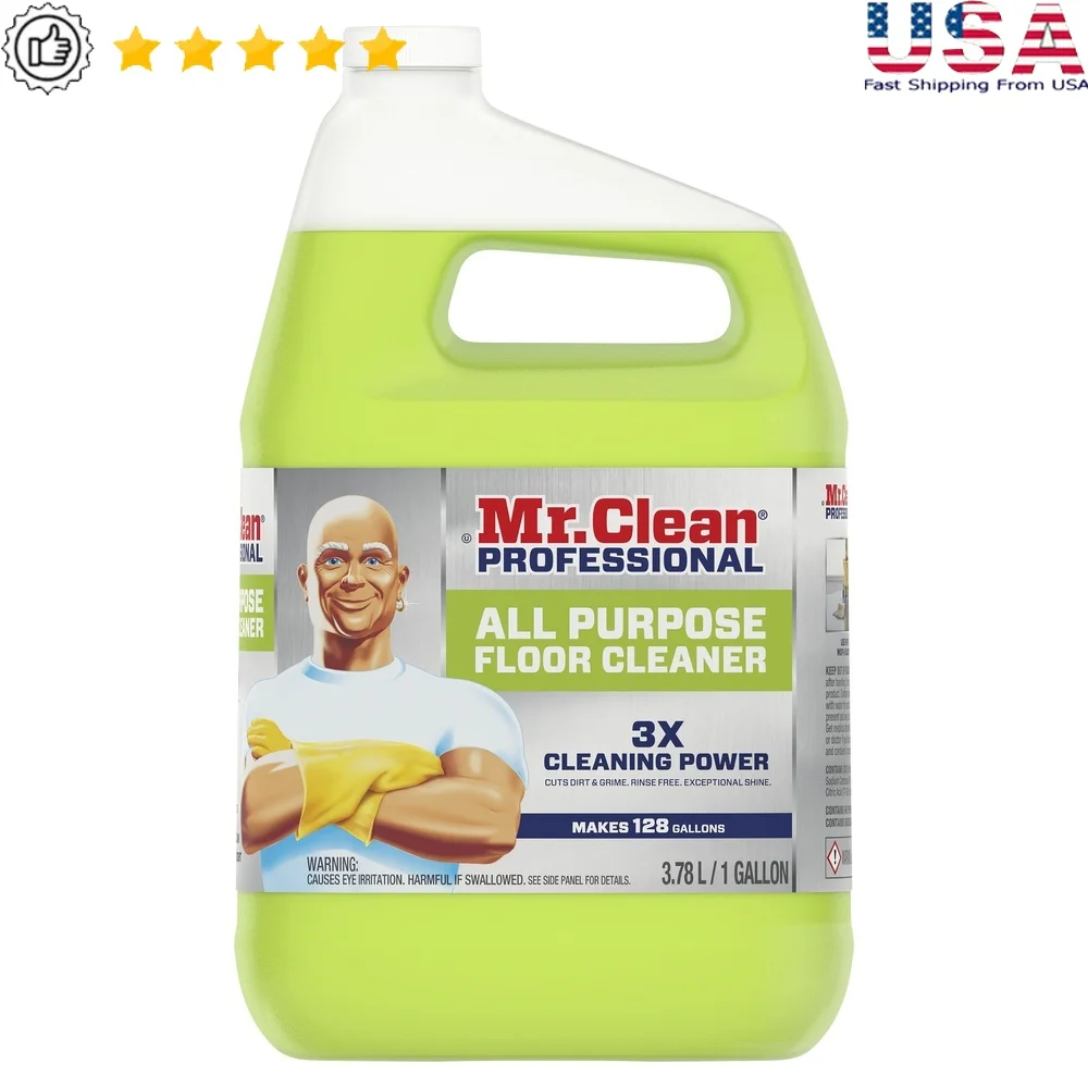 

Профессиональный очиститель пола, концентрат, аромат лимона, один галлон, удаляет грязь, защищает отделку, подходящие автоматические машины, мульти