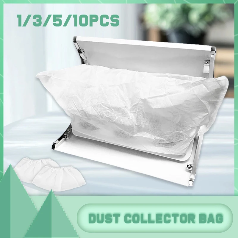 1PC White Nail Dust Collector Bag Non-woven Replacement Bags For Manicure Art Dust Suction Machine Vacuum Cleaner New