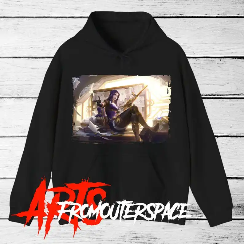 Unisex hoodie Caitlyn / Hooded Sweatshirt Arcane