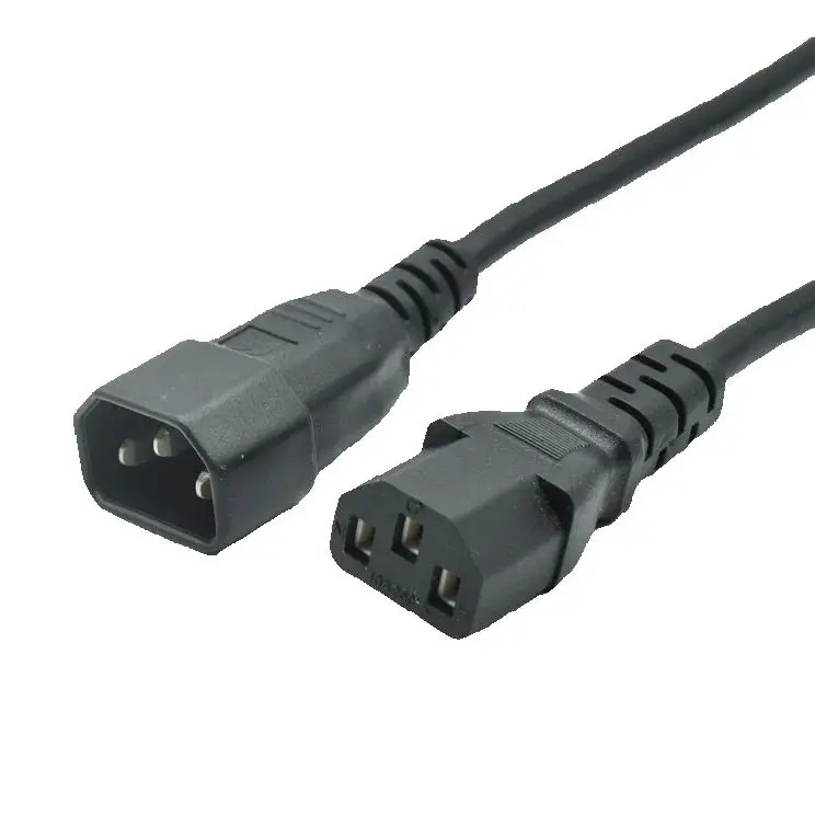 IEC 320 C15 - C14 어댑터 케이블 C14 - C15 소켓 노트북 전원 어댑터 C13-C14 C7 - C8 연장 케이블 코드 0.2m 1m 3m 5m