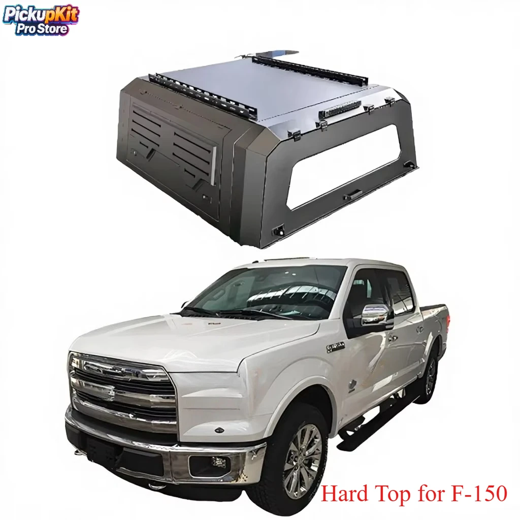 

Heavy Duty Lockable Truck Cap for F-150 – Weatherproof 4x4 Offroad Cargo Canopy Outdoor Use