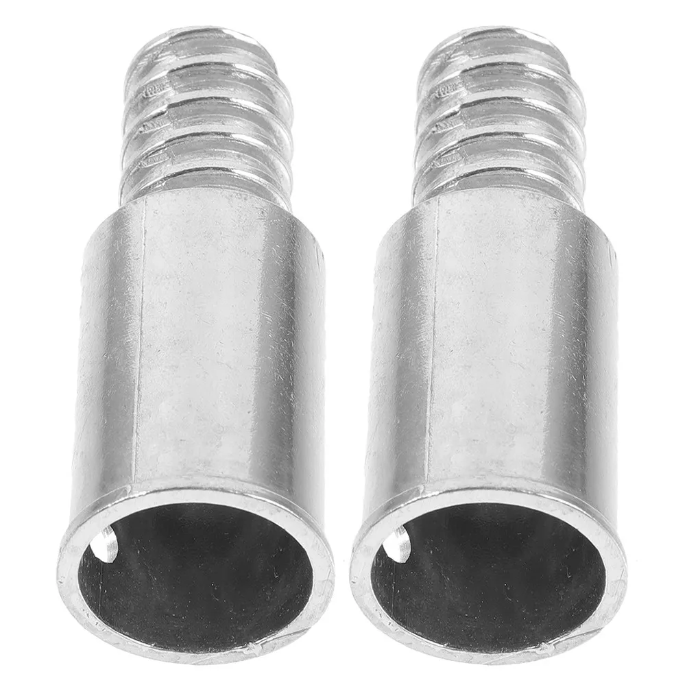 2Pcs High Strength American Thread Metal Connector for Telescopic Poles Broom Mop Brush Rod Tip Replacement Household Cleaning