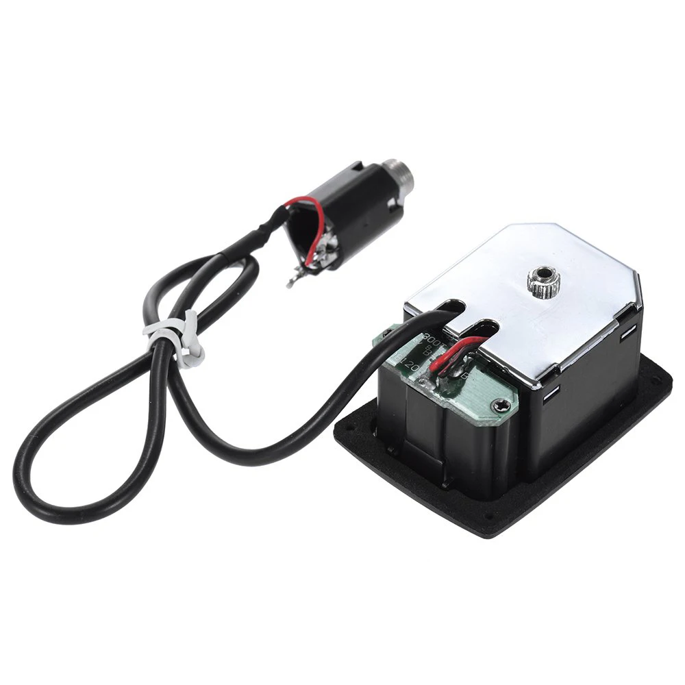 SLQZT Uk-300T Preamplificatore pickup piezoelettrico per ukulele Equalizzatore Eq a 2 bande Sistema sintonizzatore pickup Ukelele