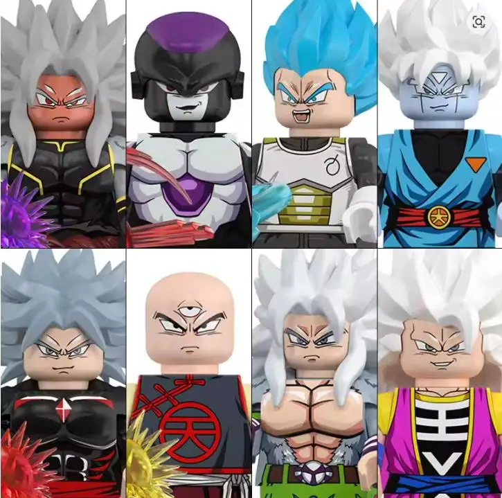 WM6212 DRAGON BALL Goku Vegeta Birusu Frieza Mini Action Figure Accessories Halloween Christmas Gifts for WM6177 WM6178 WM6179 - view 2
