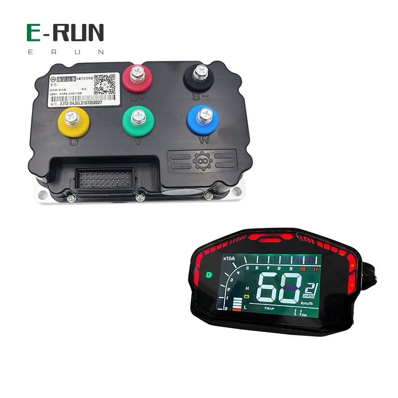 

Fardriver ND72300 72V 100A 2KW-3KW Sine Wave Motor Controller Motherboard with DKD Display Kits