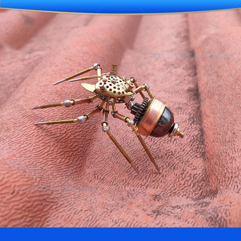 Steampunk DIY insect mechanical spider full metal wedding spider handmade creative crafts design ornament gift